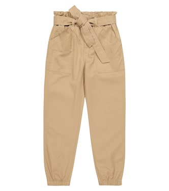 Cotton-blend paperbag cargo pants | Polo Ralph Lauren Kids