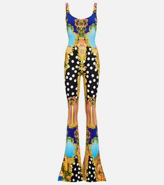Medusa Palm Springs flared jumpsuit | Versace
