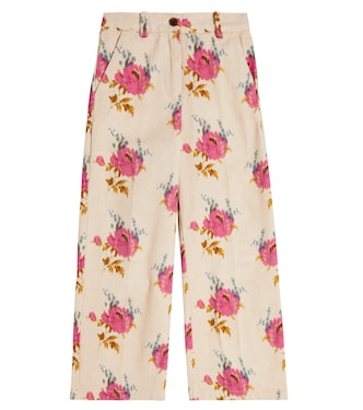 Tatum floral pleated cotton pants | Morley
