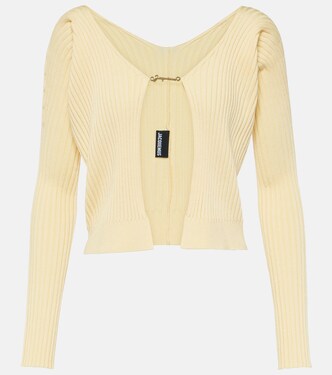 La Maille Pralù Longue ribbed-knit cardigan | Jacquemus