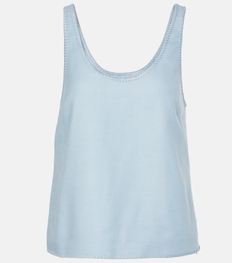 Muriel silk and wool tank top | Gabriela Hearst