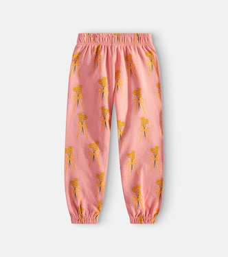 Pantalon de survêtement Winter Flowers en coton | Mini Rodini