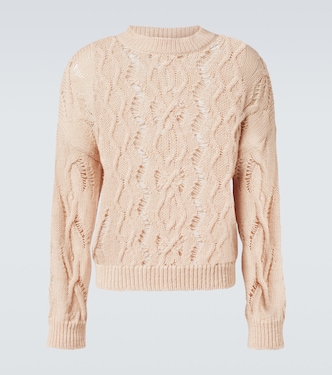 Cable Sonar Roundneck wool sweater | Our Legacy