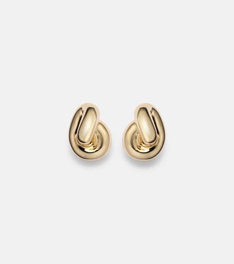 Small Knot 10kt gold-plated earrings | Jennifer Fisher