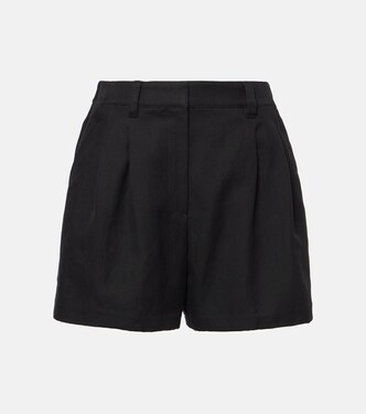Cotton and linen shorts | Brunello Cucinelli