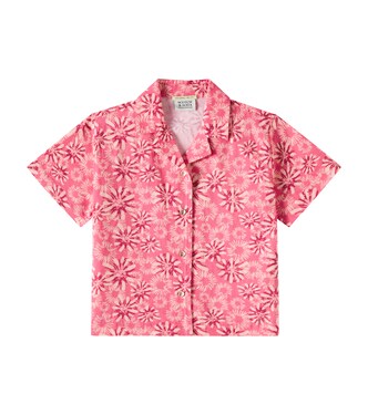 Floral cotton and linen shirt | Scotch & Soda Kids