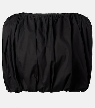 Inamorata cotton-blend crop top | Adriana Degreas