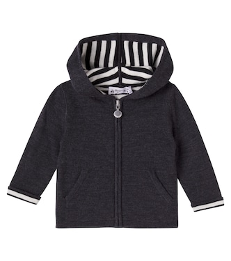 Baby Alexandros wool zip-up sweater | Bonpoint
