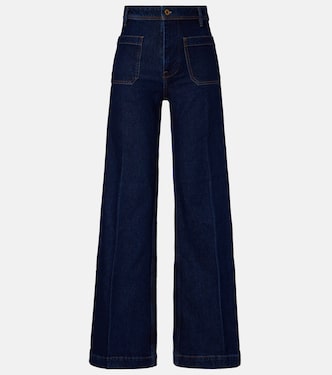 High-rise wide-leg jeans | Polo Ralph Lauren