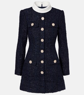 Bouclé minidress | Self-Portrait