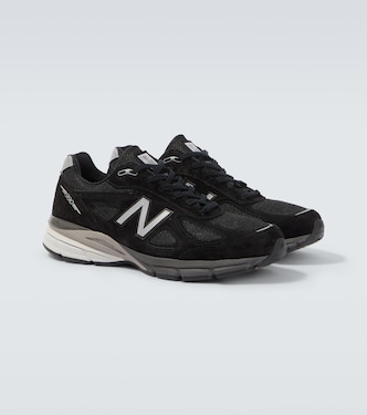 Made in USA 990 suede-trimmed sneakers | New Balance