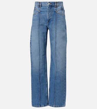 Drolane high-rise straight jeans | Isabel Marant