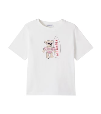 Camiseta Surfer Bear de jersey de algodón | Burberry Kids