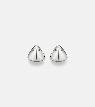 Requin 9kt white gold earrings with diamonds | Yvonne Léon