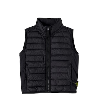 Compass down vest | Stone Island Junior