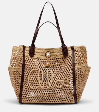x Made For A Woman Chloé Iconic raffia shoulder bag | Chloé