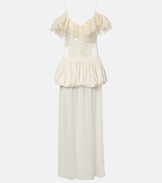 Maxikleid mit Spitze | Xu Zhi