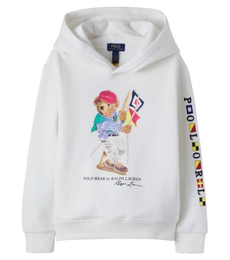 Polo Bear cotton-blend fleece hoodie | Polo Ralph Lauren Kids
