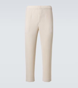 Tuxedo Pleats straight pants | Homme Plissé Issey Miyake