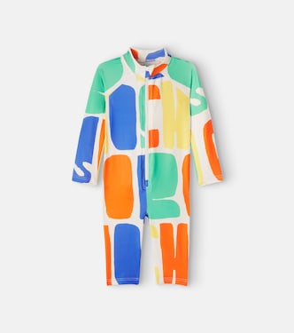 Baby logo print rashguard swimsuit | Bobo Choses