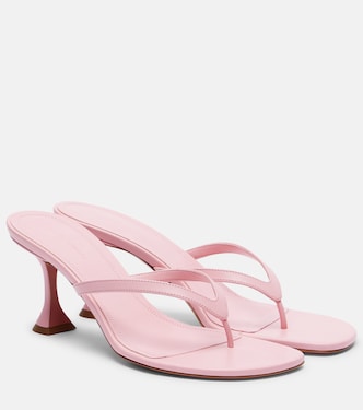 Juliette leather thong sandals | Amina Muaddi
