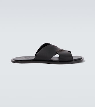 Paula's Ibiza Flex leather sandals | Loewe