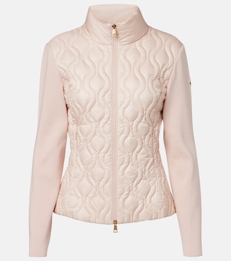 Down-paneled cotton cardigan | Moncler