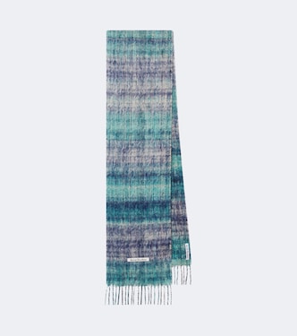 Fringed mohair and wool-blend scarf | Acne Studios