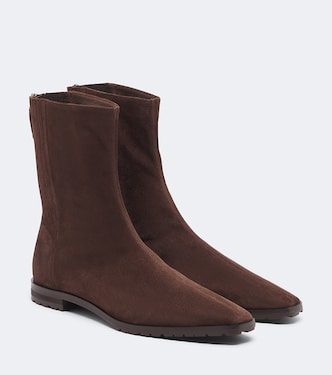 Saint Honoré suede ankle boots | Aquazzura