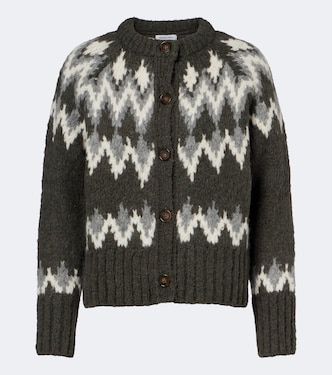 Christina Fair Isle cardigan | Veronica Beard