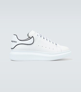 Oversized leather sneakers | McQueen