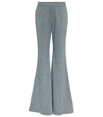 Vita striped high-rise flared pants | Gabriela Hearst
