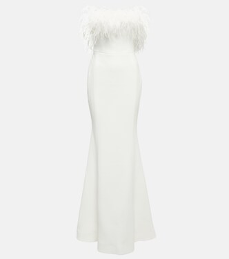 Robe de mariée Grace à plumes | Rebecca Vallance