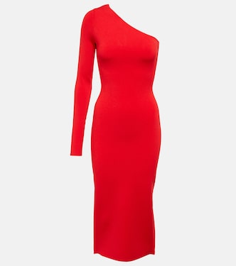 VB one-shoulder knit midi dress | Victoria Beckham