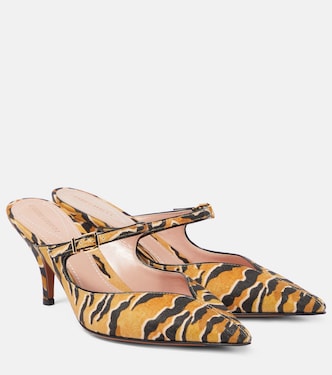 Zimmermann Aura printed mules | Zimmermann