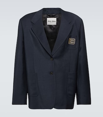 Mohair and wool blazer | Miu Miu
