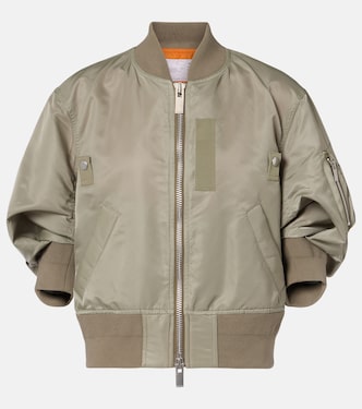 Cropped bomber jacket | Sacai