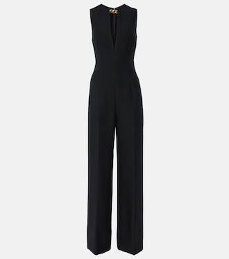 Chain-detail wool and silk jumpsuit | Stella McCartney