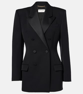 Wool grain de poudre tuxedo jacket | Saint Laurent