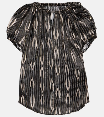 Sonae printed silk-blend top | Isabel Marant