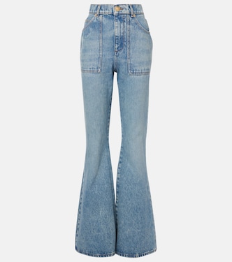 High-Rise Flared Jeans | Balmain