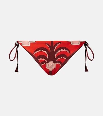 Sagrado printed low-rise bikini bottoms  | Johanna Ortiz