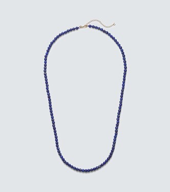 14kt gold necklace with lapis | Mateo