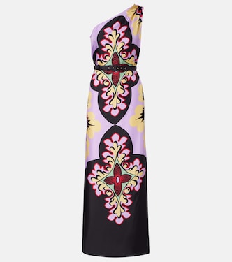 Roy printed silk twill maxi dress | La DoubleJ
