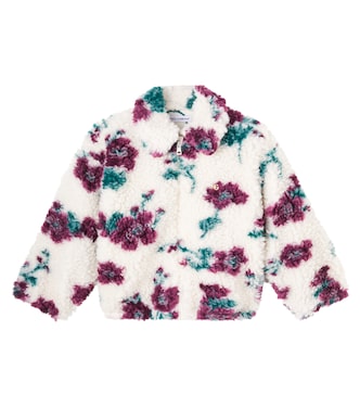 Floral teddy jacket | Dolce&Gabbana Kids