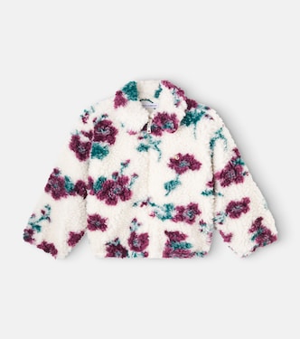Floral teddy jacket | Dolce&Gabbana Kids