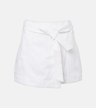 Agee cotton-blend skort | Veronica Beard