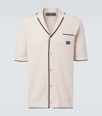 DG knitted cotton shirt | Dolce&Gabbana