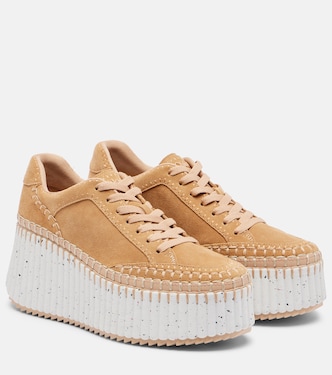 Nama suede platform sneakers | Chloé