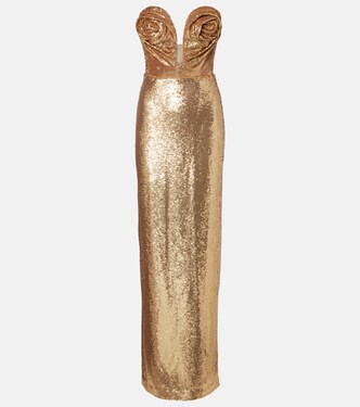 Vestido de fiesta con lentejuelas | Carolina Herrera